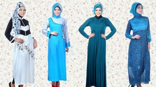Model baju muslim gamis al-mia