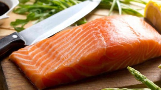 Daging ikan salmon