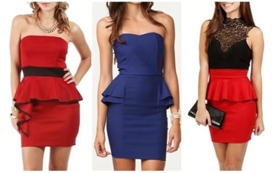 Peplum Dress