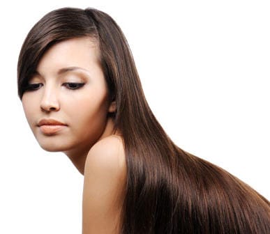 rambut panjang dan lurus