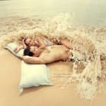 Selimut ombak pantai pre wedding