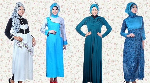 Model baju muslim gamis al-mia