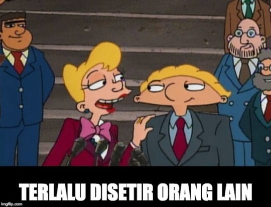 Kamu terlalu menuruti kemauan teman-teman atau orang tua kamu